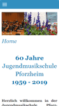 Mobile Screenshot of jugendmusikschule-pforzheim.de